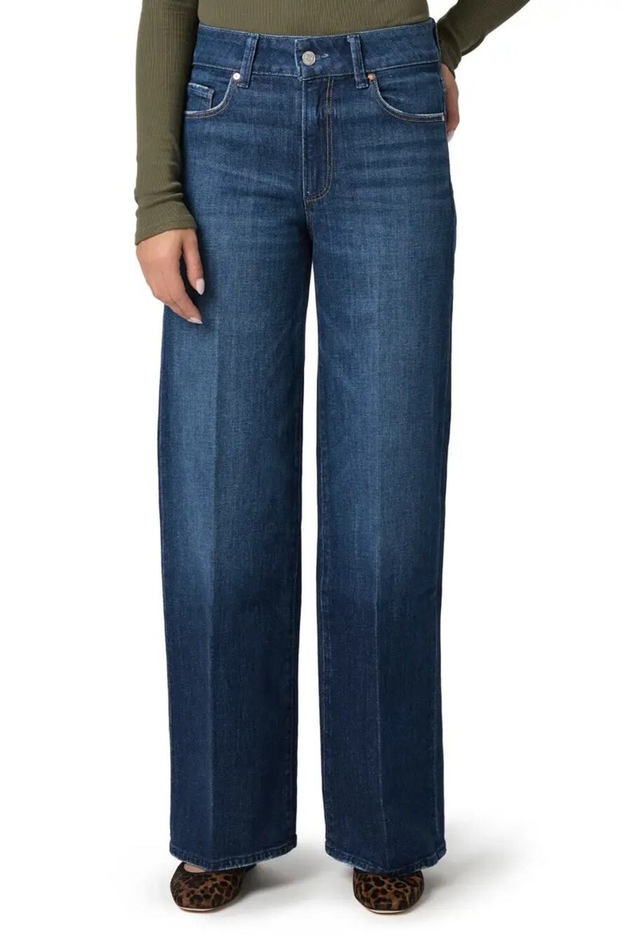 PAIGE Sasha High Waist Wide Leg Jeans Blue 30